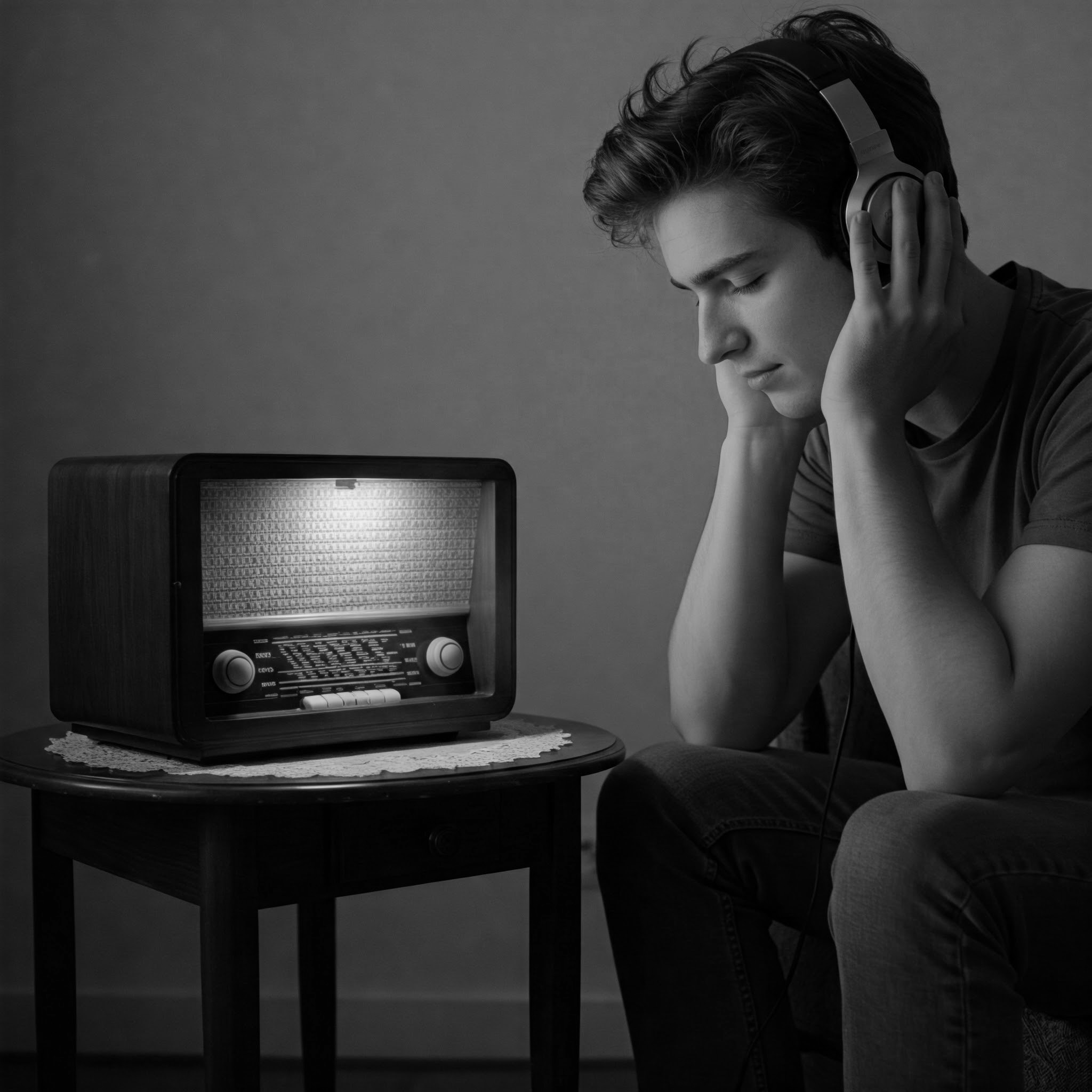 Listening to a podcast